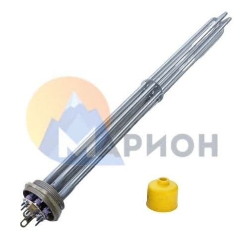 Блок ТЭН-15,0кВт, 220В (600мм.) G2" нерж/латунь (трубка + колпак) HTH